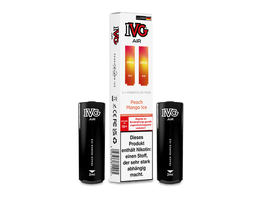 IVG - AIR Pod Peach Mango Ice 20 mg/ml (2 Stück pro Packung)