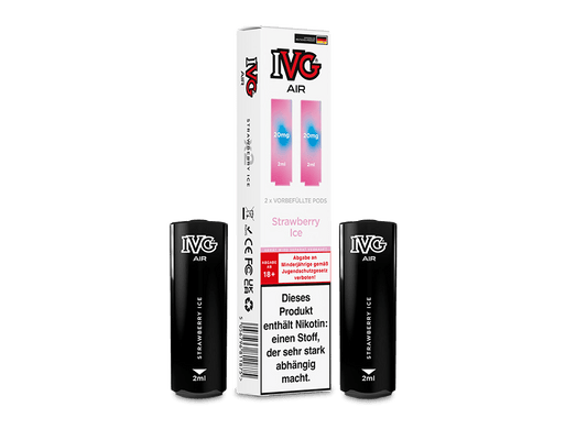 IVG - AIR Pod Strawberry Ice 20 mg/ml (2 Stück pro Packung)