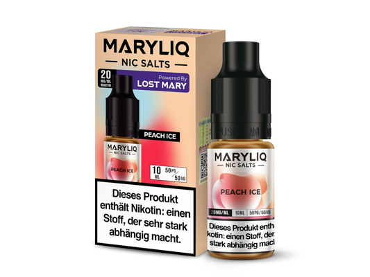 MARYLIQ - Peach Ice - Nikotinsalz Liquid 20 mg/ml