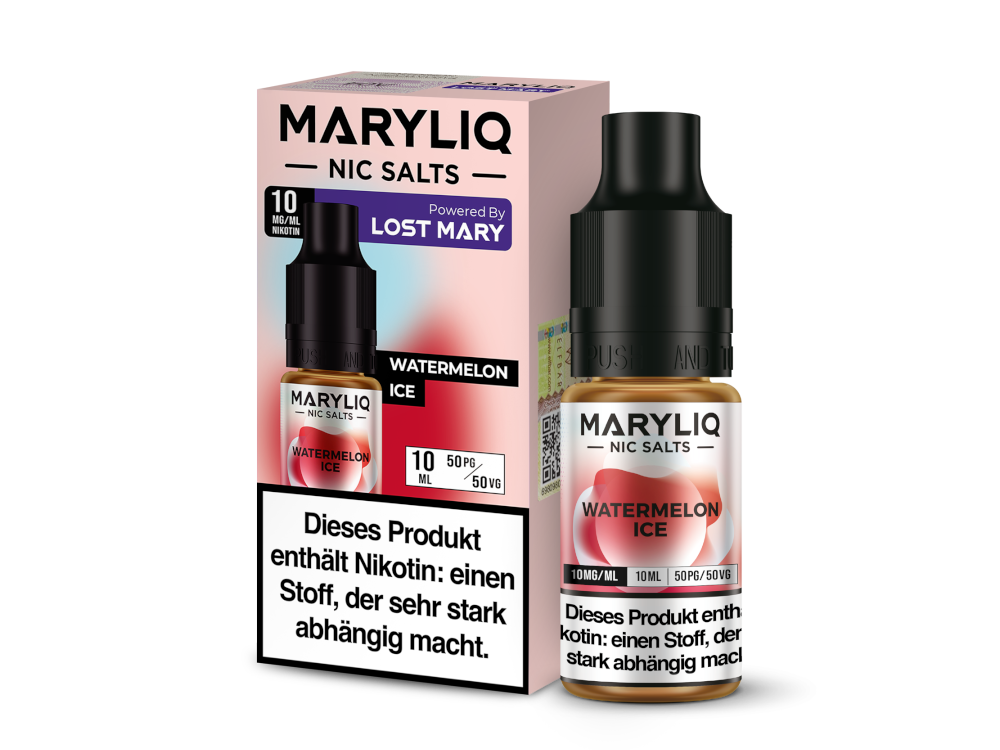 MARYLIQ - Watermelon Ice - Nikotinsalz Liquid 10 mg/ml