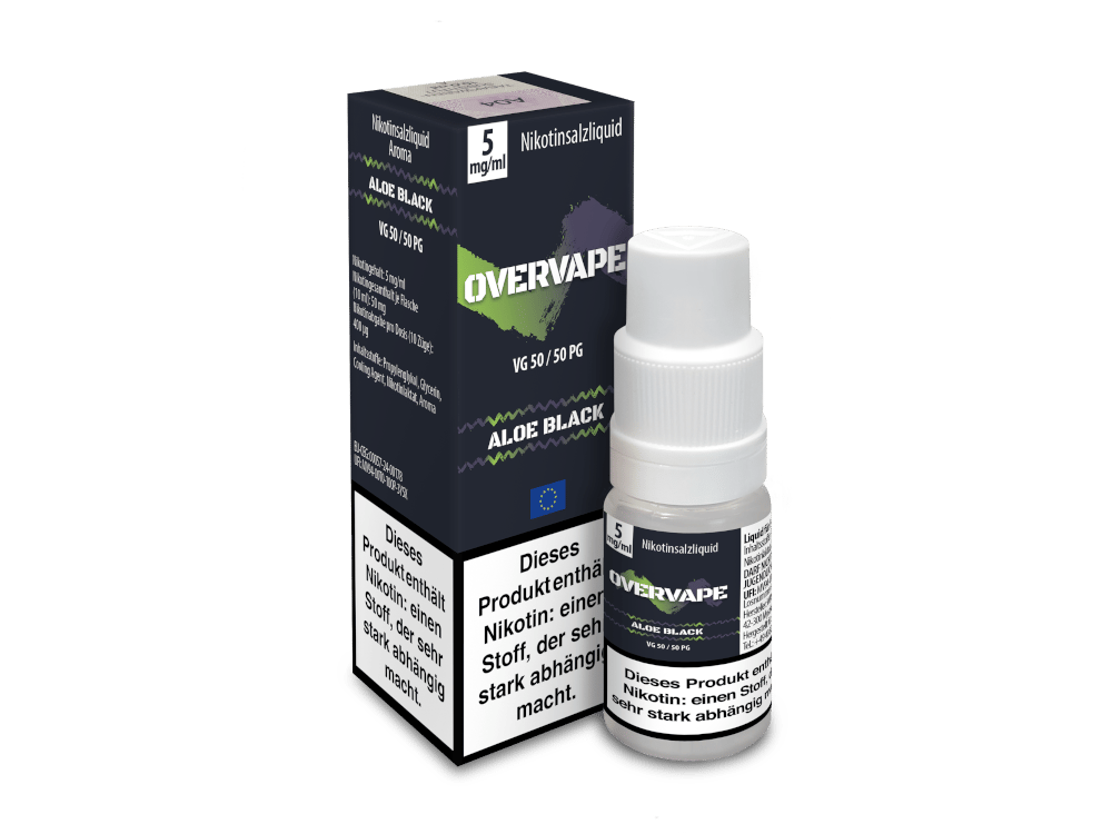 Overvape - Aloe Black - Nikotinsalz Liquid 5 mg/ml