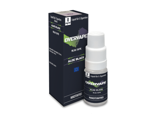 Overvape - Aloe Black - Nikotinsalz Liquid 0 mg/ml 560er Packung