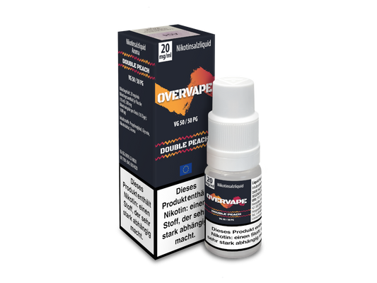 Overvape - Double Peach - Nikotinsalz Liquid 20 mg/ml 560er Packung
