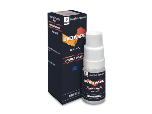 Overvape - Double Peach - Nikotinsalz Liquid 0 mg/ml