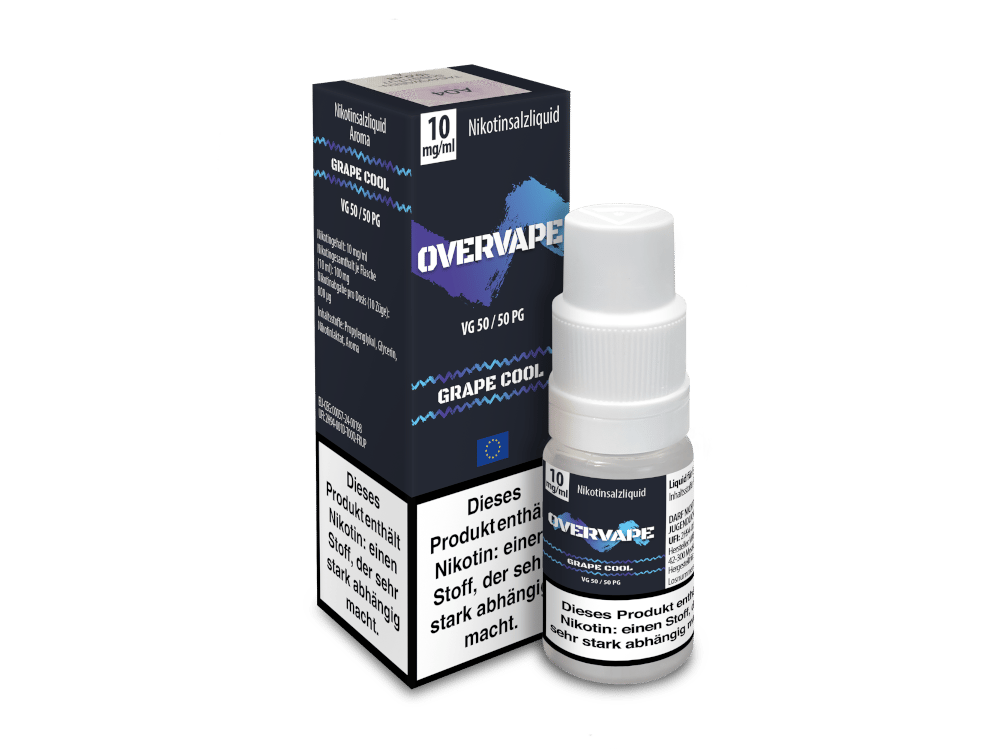 Overvape - Grape Cool - Nikotinsalz Liquid 10 mg/ml 560er Packung