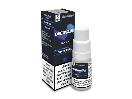 Overvape - Grape Cool - Nikotinsalz Liquid 5 mg/ml 560er Packung