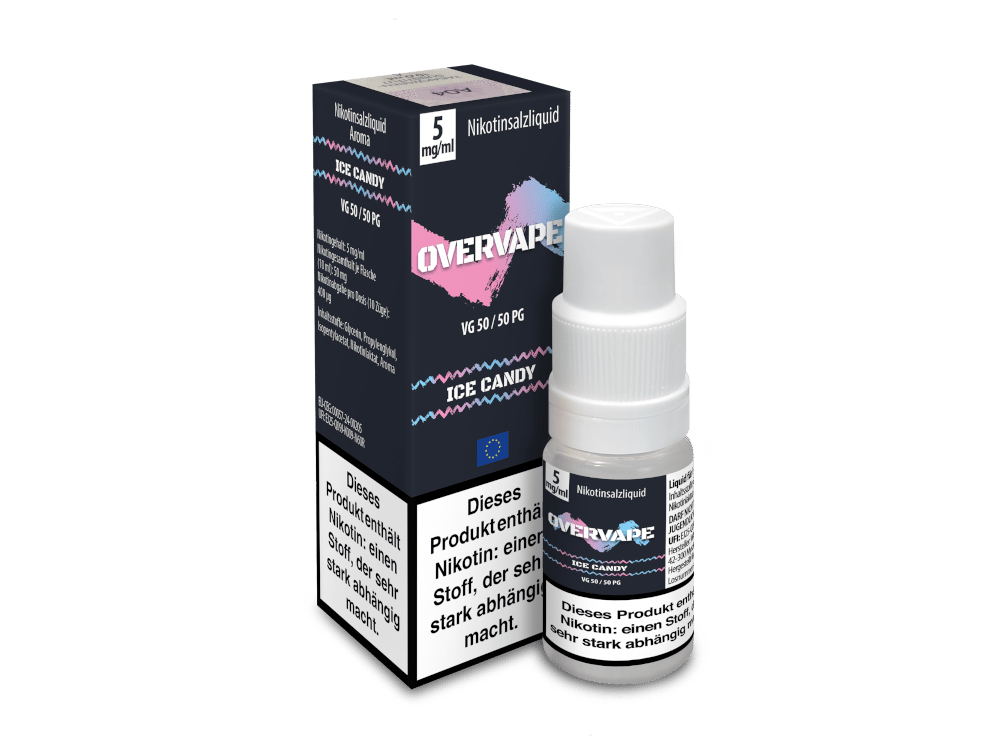 Overvape - Ice Candy - Nikotinsalz Liquid 5 mg/ml 5er Packung