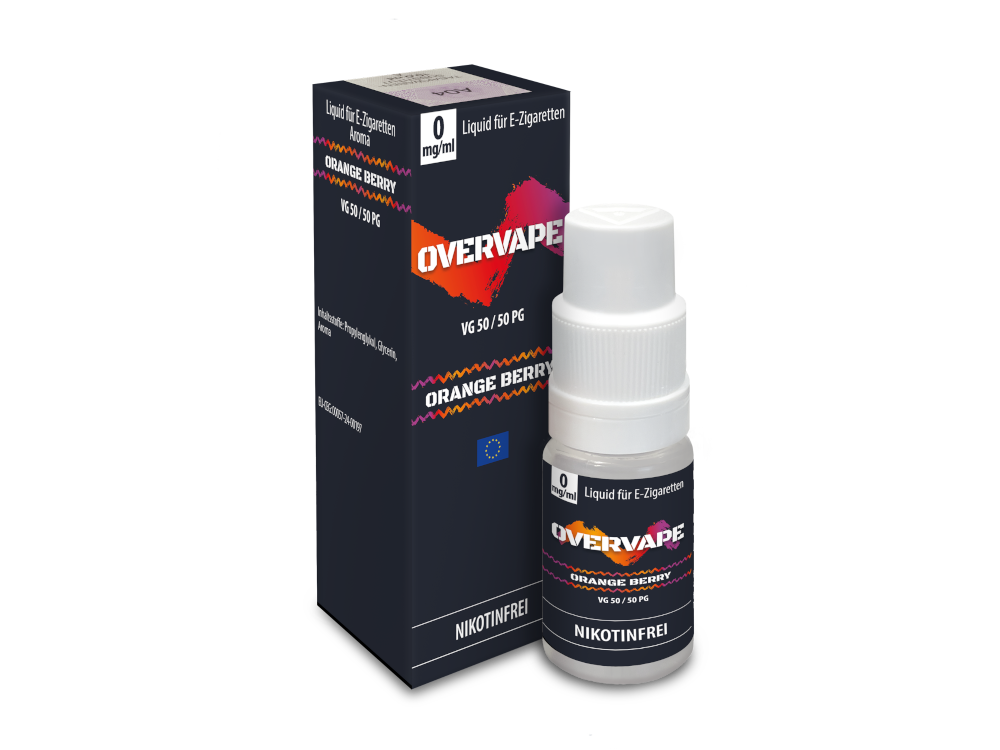 Overvape - Orange Berry - Nikotinsalz Liquid 0 mg/ml