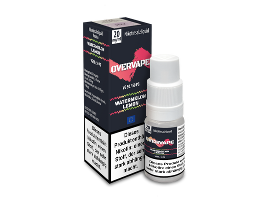 Overvape - Watermelon Lemon - Nikotinsalz Liquid 20 mg/ml 5er Packung