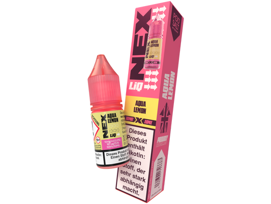 Pod Salt - NexLiq - Aqua Lemon - Nikotinsalz Liquid 10 mg/ml 200er Packung