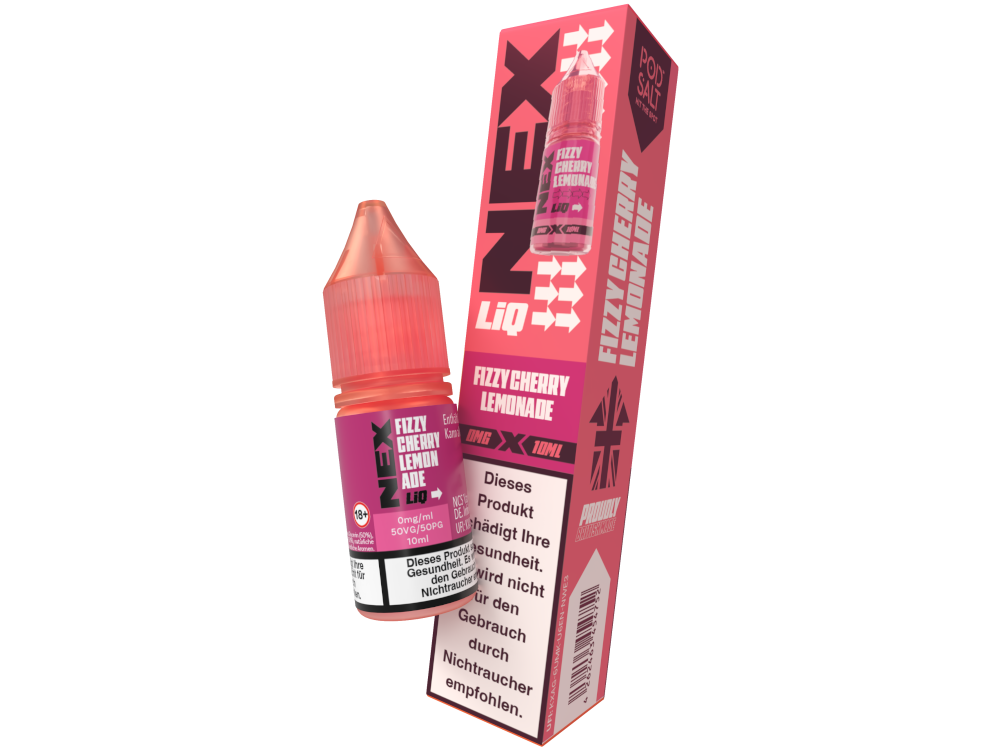 Pod Salt - NexLiq - Fizzy Cherry Lemonade - Nikotinsalz Liquid 0 mg/ml 200er Packung