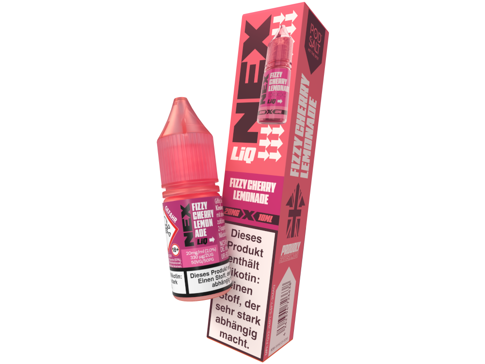 Pod Salt - NexLiq - Fizzy Cherry Lemonade - Nikotinsalz Liquid 20 mg/ml 200er Packung