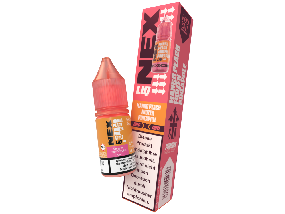 Pod Salt - NexLiq - Mango Peach Frozen Pineapple - Nikotinsalz Liquid 0 mg/ml 200er Packung