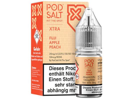 Pod Salt X - Fuji Apple Peach - Nikotinsalz Liquid 20 mg/ml
