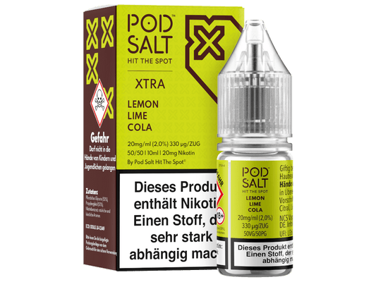Pod Salt X - Lemon Lime Cola - Nikotinsalz Liquid 20 mg/ml