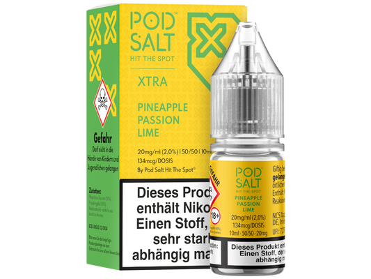 Pod Salt X - Pineapple Passion Lime - Nikotinsalz Liquid 20 mg/ml
