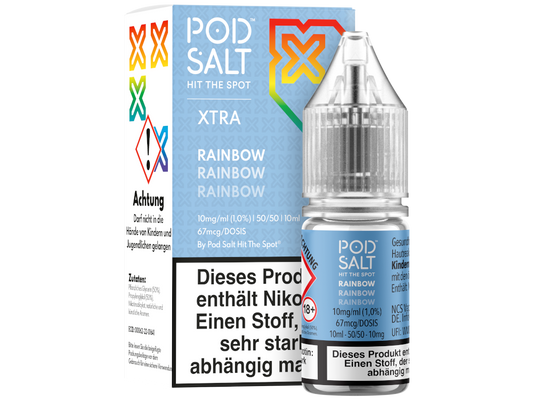 Pod Salt X - Rainbow - Nikotinsalz Liquid 10 mg/ml 5er Packung
