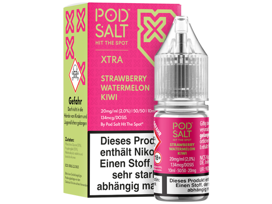 Pod Salt X - Strawberry Watermelon Kiwi - Nikotinsalz Liquid 20 mg/ml 100er Packung