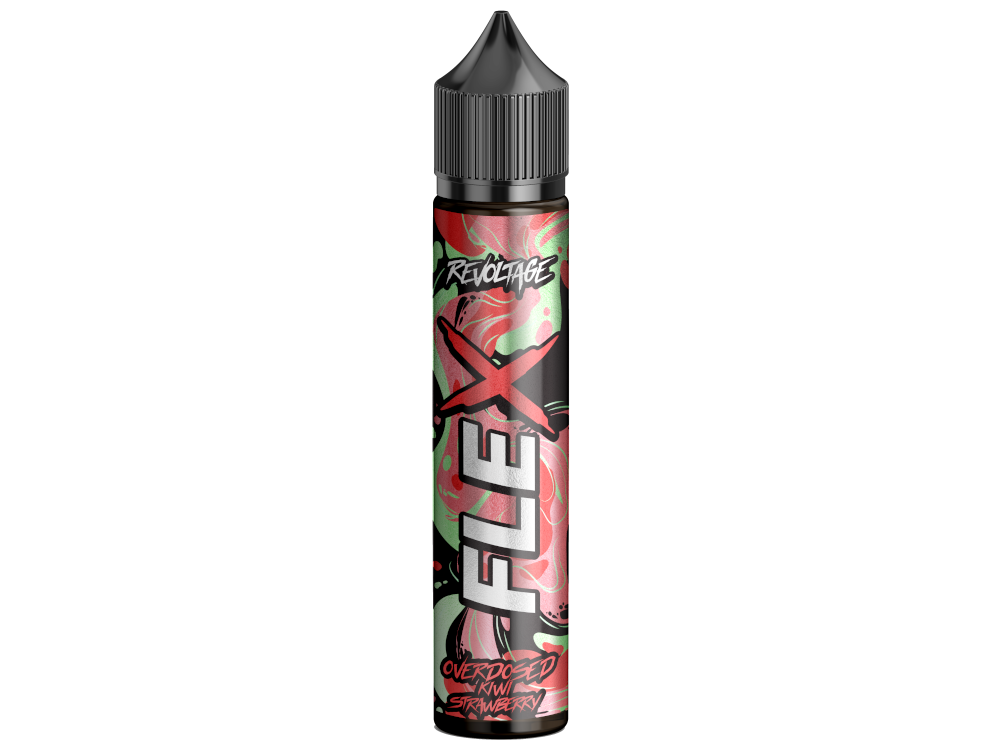 Revoltage - FLEX - Aroma Overdosed Kiwi Strawberry 10 ml 15er Packung