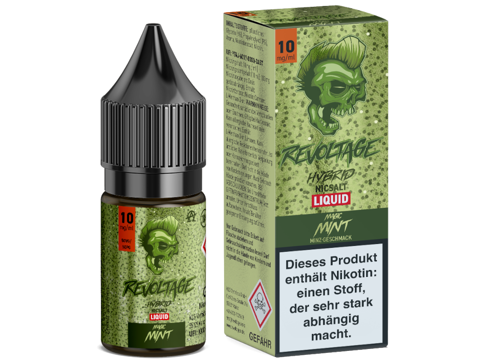 Revoltage - Magic Mint - Hybrid Nikotinsalz Liquid 10 mg/ml 15er Packung