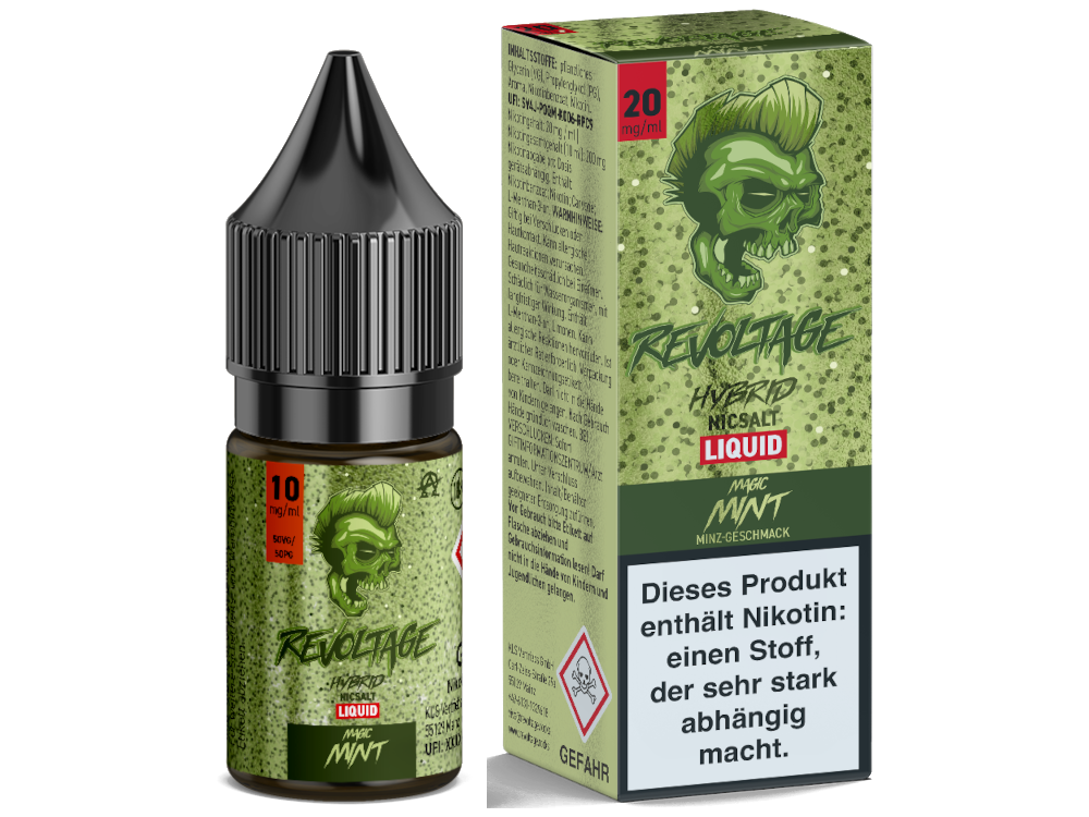 Revoltage - Magic Mint - Hybrid Nikotinsalz Liquid 20 mg/ml 15er Packung