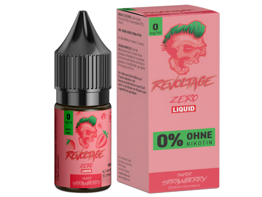 Revoltage - Super Strawberry - Hybrid Nikotinsalz Liquid 0 mg/ml 15er Packung