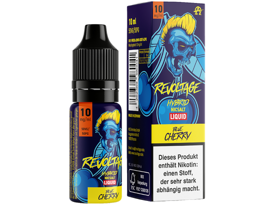 Revoltage - Blue Cherry - Hybrid Nikotinsalz Liquid 10 mg/ml 15er Packung