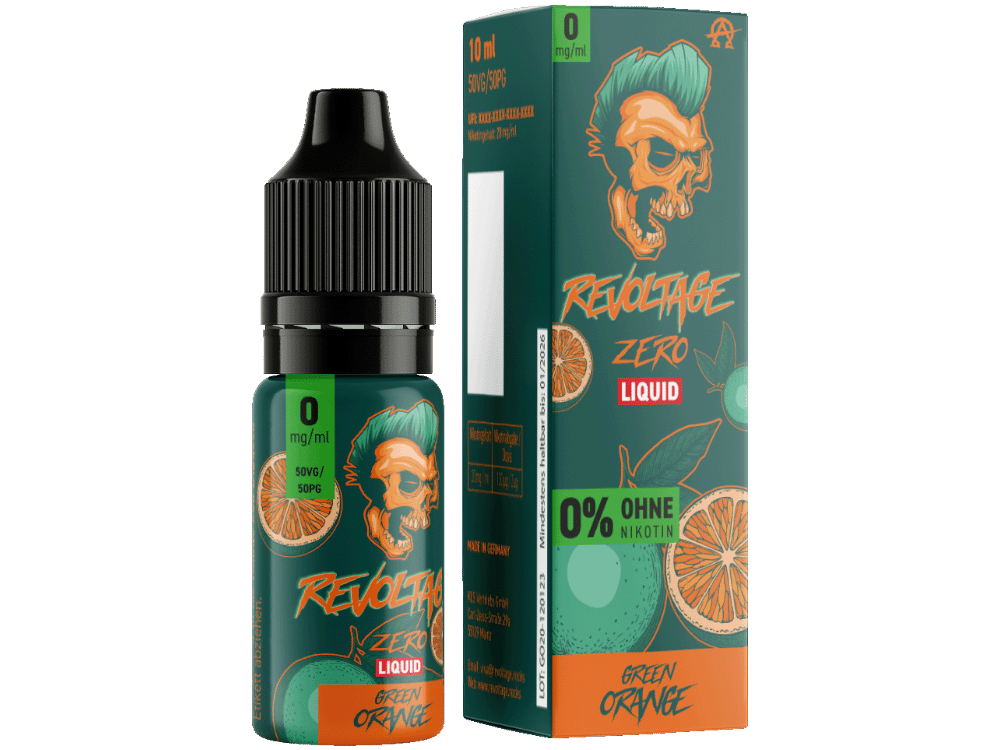 Revoltage - Green Orange - Hybrid Nikotinsalz Liquid 0 mg/ml 15er Packung