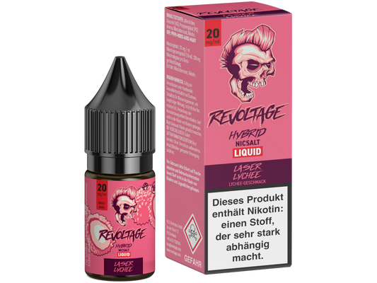 Revoltage - Laser Lychee - Hybrid Nikotinsalz Liquid 20 mg/ml 15er Packung