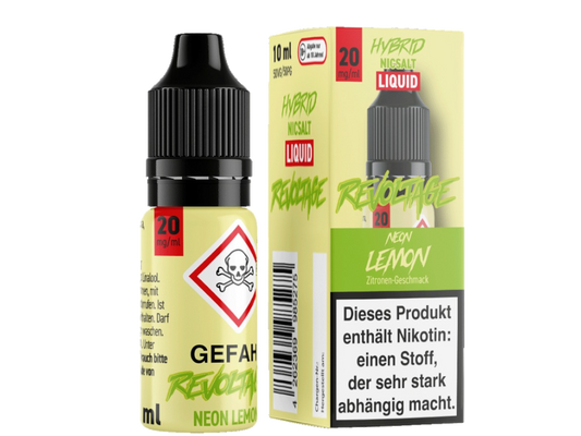 Revoltage - Neon Lemon - Hybrid Nikotinsalz Liquid 20 mg/ml 15er Packung