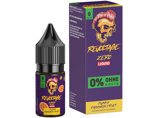Revoltage - Punky Passion Fruit - Hybrid Nikotinsalz Liquid 0 mg/ml