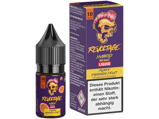 Revoltage - Punky Passion Fruit - Hybrid Nikotinsalz Liquid 10 mg/ml 15er Packung