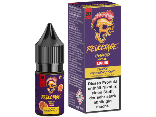Revoltage - Punky Passion Fruit - Hybrid Nikotinsalz Liquid 20 mg/ml 15er Packung