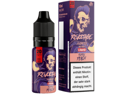 Revoltage - Purple Peach - Hybrid Nikotinsalz Liquid 20 mg/ml 15er Packung