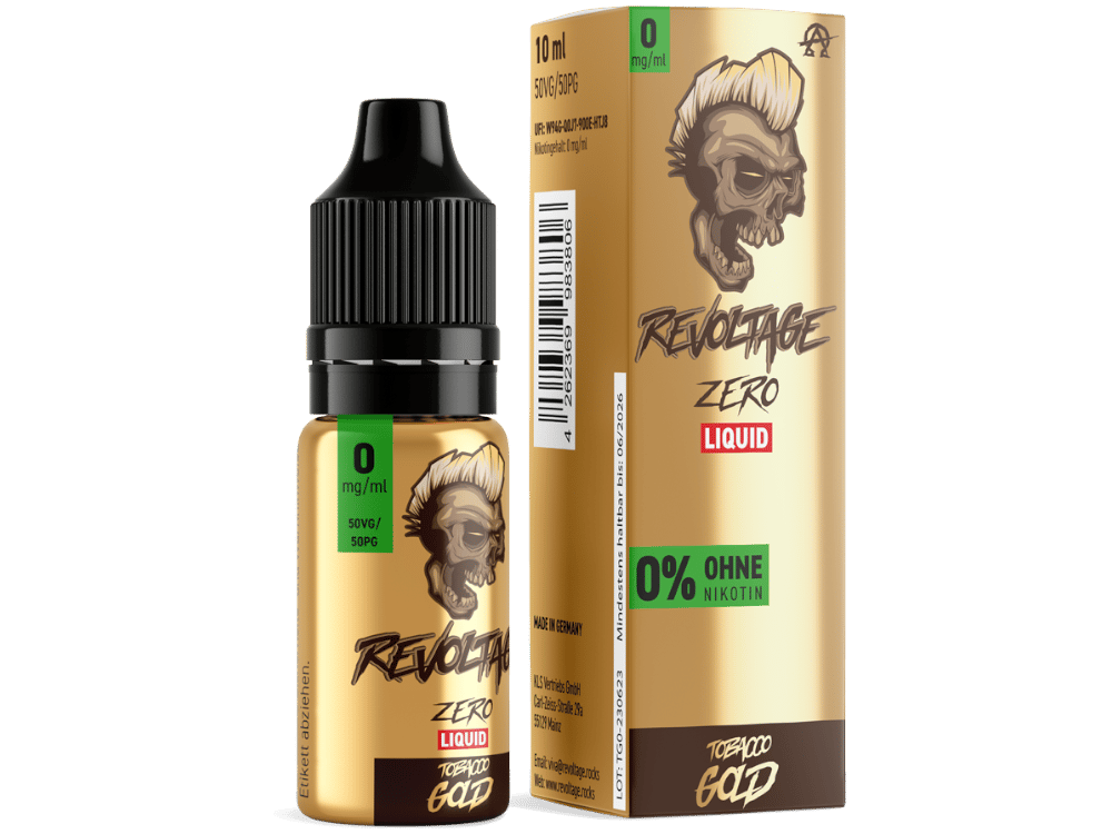 Revoltage - Tobacco Gold - Hybrid Nikotinsalz Liquid 0 mg/ml 15er Packung