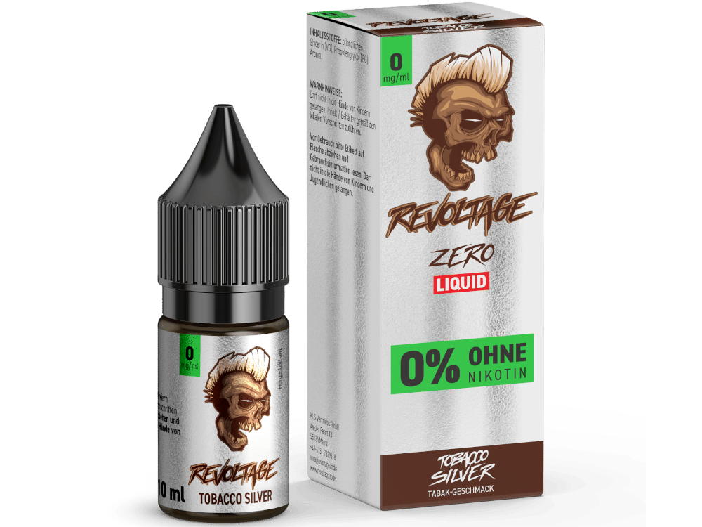 Revoltage - Tobacco Silver - Hybrid Nikotinsalz Liquid 0 mg/ml