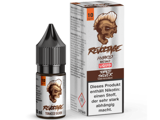 Revoltage - Tobacco Silver - Hybrid Nikotinsalz Liquid 10 mg/ml 15er Packung