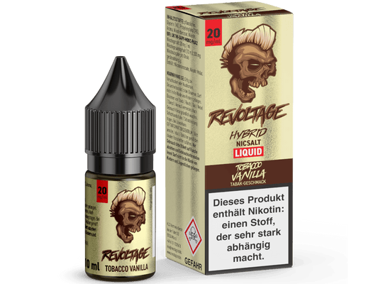 Revoltage - Tobacco Vanilla - Hybrid Nikotinsalz Liquid 20 mg/ml 15er Packung