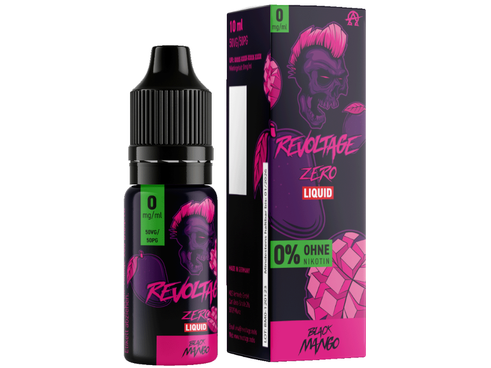 Revoltage - Black Mango - Hybrid Nikotinsalz Liquid 0 mg/ml 15er Packung