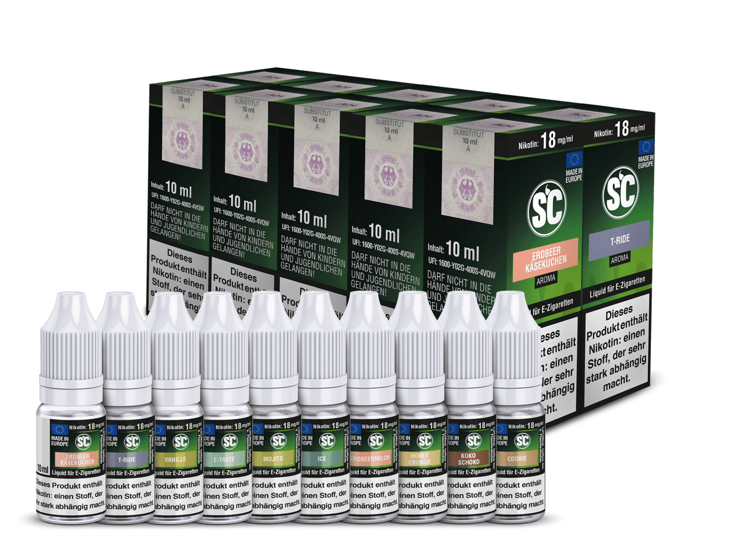 SC Liquid - Gourmet Probierbox 18 mg/ml