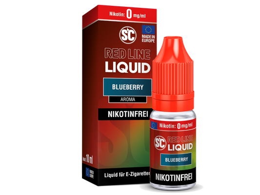 SC - Red Line - Blueberry - Nikotinsalz Liquid 0 mg/ml 500er Packung