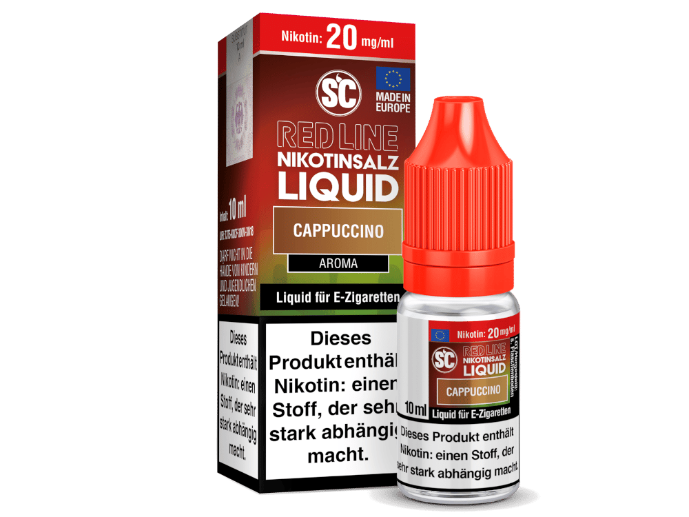 SC - Red Line - Cappuccino - Nikotinsalz Liquid 20 mg/ml