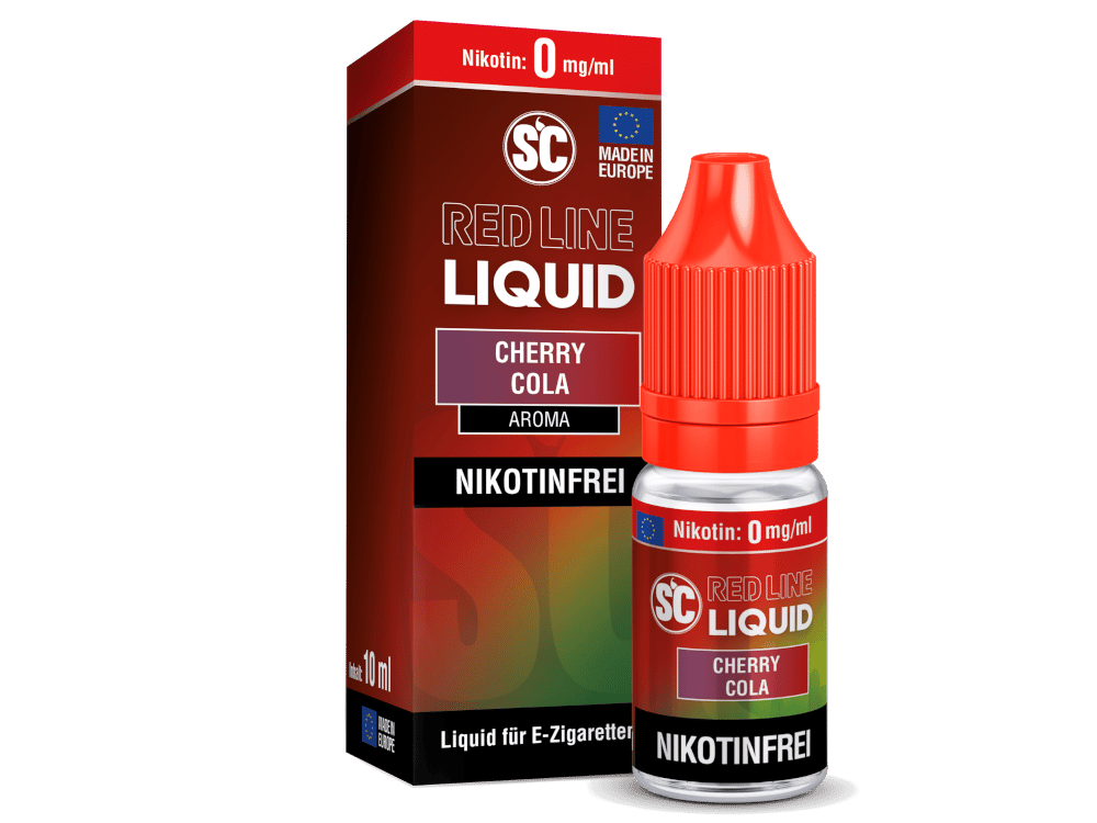 SC - Red Line - Cherry Cola - Nikotinsalz Liquid 0 mg/ml 10er Packung