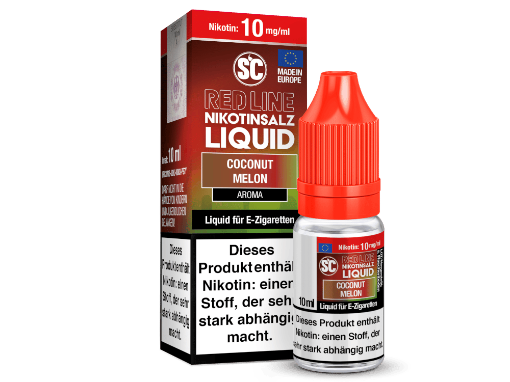 SC - Red Line - Coconut Melon - Nikotinsalz Liquid 10 mg/ml 500er Packung