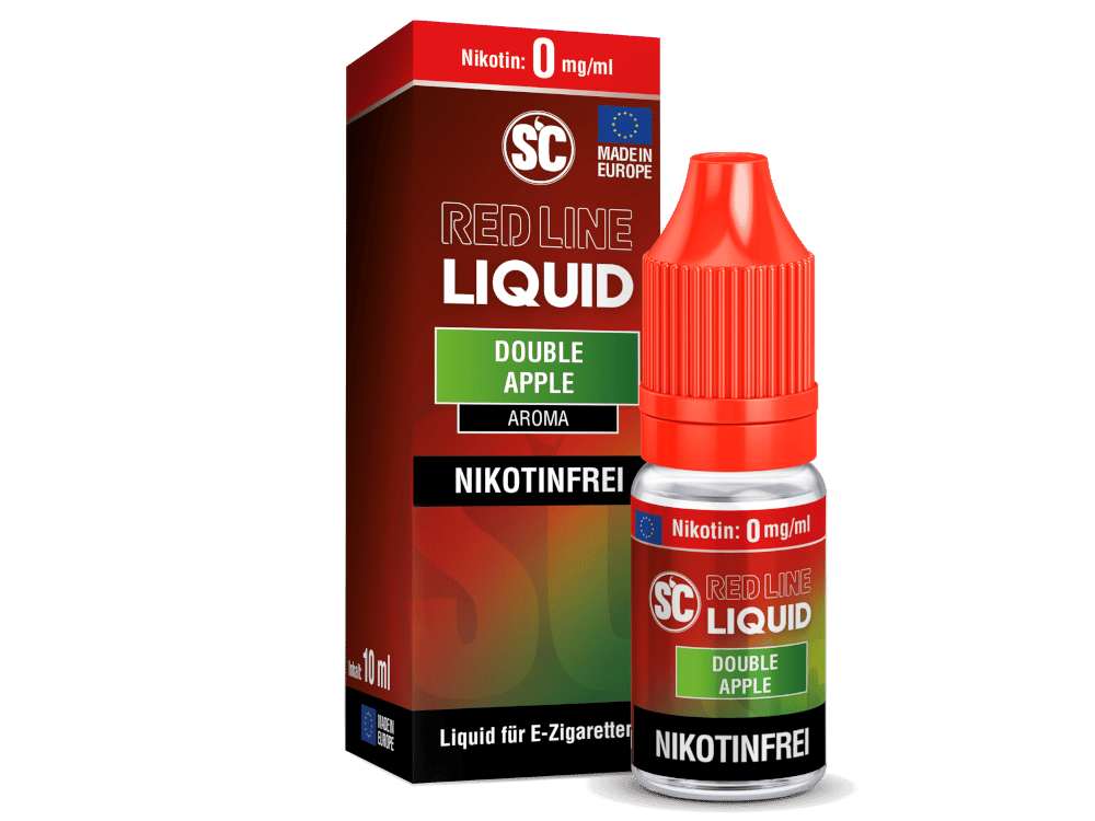 SC - Red Line - Double Apple - Nikotinsalz Liquid 0 mg/ml 10er Packung