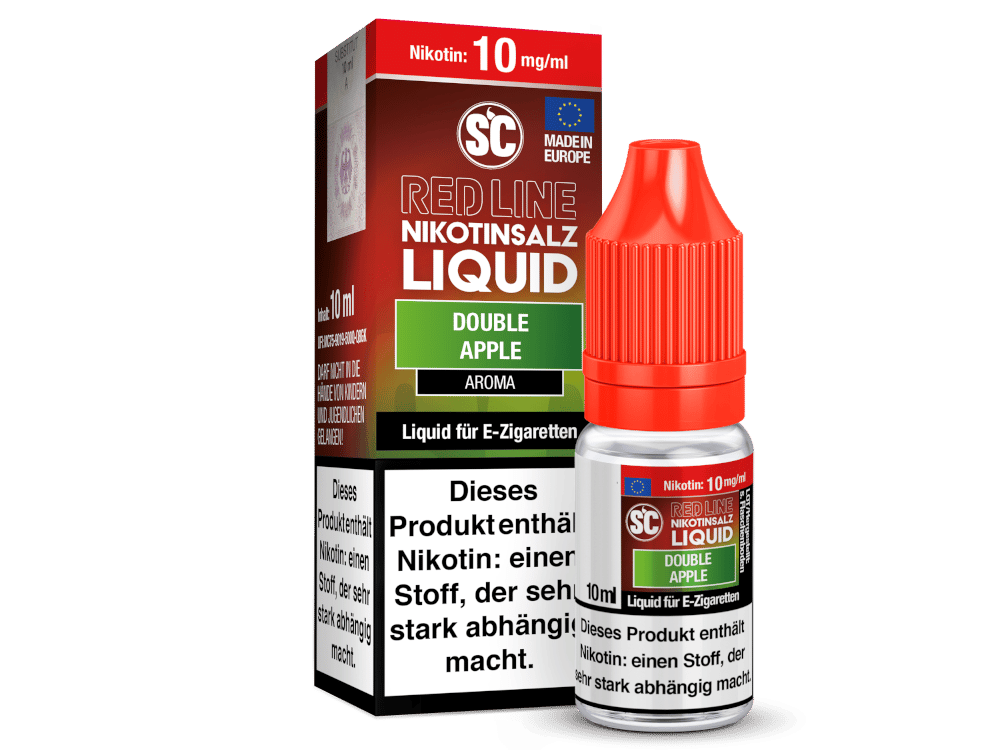 SC - Red Line - Double Apple - Nikotinsalz Liquid 10 mg/ml 500er Packung