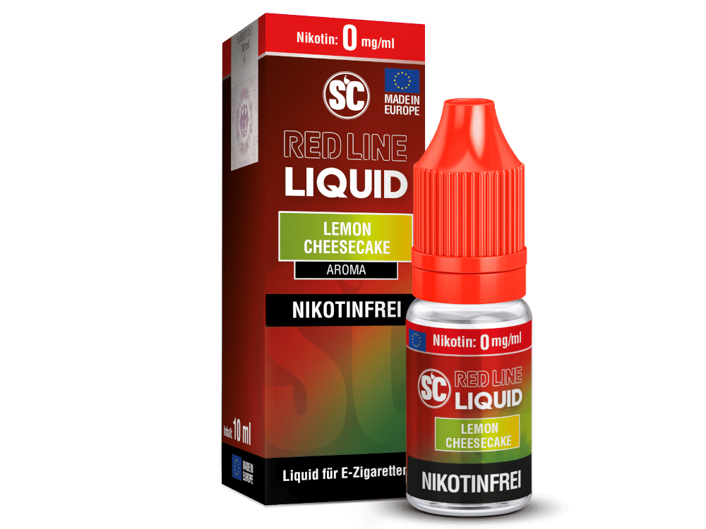 SC - Red Line - Lemon Cheesecake - Nikotinsalz Liquid 0 mg/ml 500er Packung