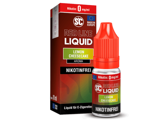 SC - Red Line - Lemon Cheesecake - Nikotinsalz Liquid 0 mg/ml 10er Packung