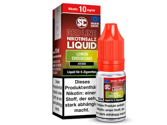 SC - Red Line - Lemon Cheesecake - Nikotinsalz Liquid 10 mg/ml
