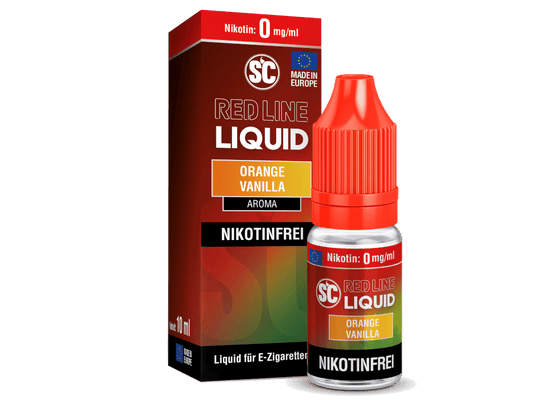 SC - Red Line - Orange Vanilla - Nikotinsalz Liquid 0 mg/ml 500er Packung